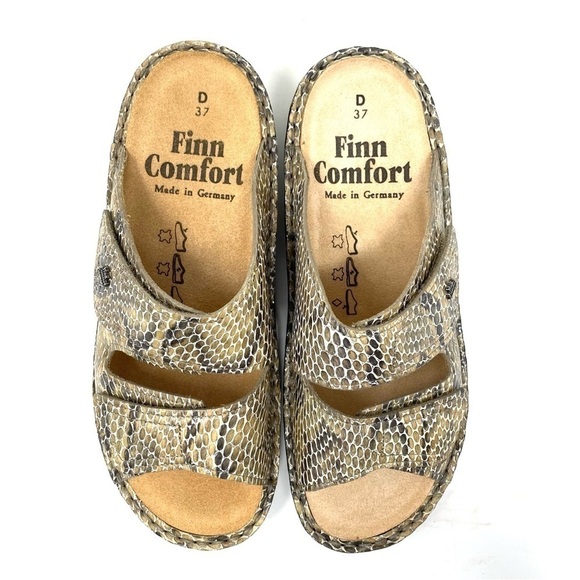 FINN COMFORT WOMENS JAMAIKA SOFT SANDALS - VIPERA MUSHROOM - Picture 5 of 8